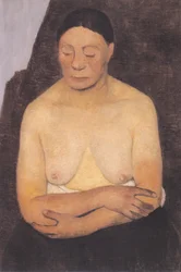 Weiblicher Halbakt